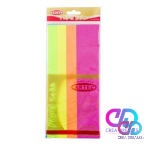 papel seda 10 pliegos multicolor 50,8x66cm artel