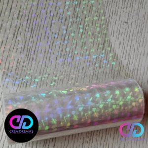Laminado holográfico en caliente vidrio quebrado
