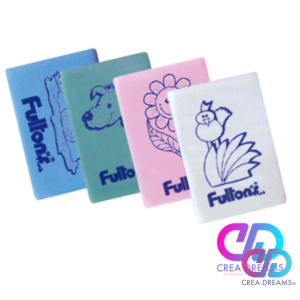goma de borrar miga de colores fultons