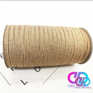 elastico glitter color cobre 6mmx1mt