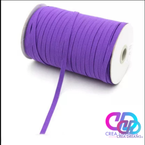 elastico color morado 6mmx1mt