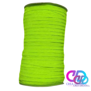 elastico color amarillo neón 6mmx1mt