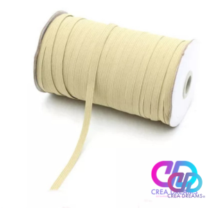 elastico color beige 6mmx1mt