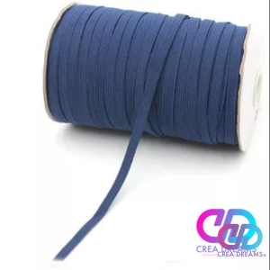 elastico color azul marino 6mmx1mt