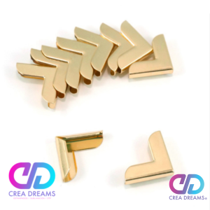 esquinero dorado set 10 unids