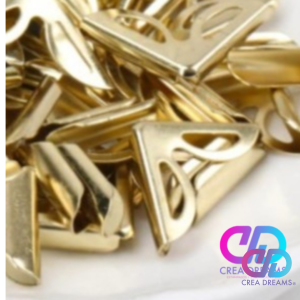 esquinero diseño curso dorado set 10unids