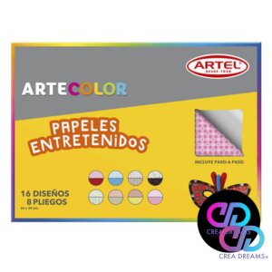 Papel entretenido 8 pliegos Artel