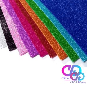 goma eva glitter pliego 40x60cm