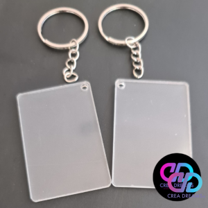 llavero acrilico rectangular