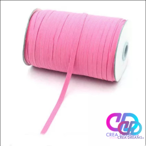elastico color Rosado  6mmx1mt