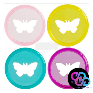 Set 10 Disco Encuadernación Agujero Mariposa  28mm Colores Surtidos