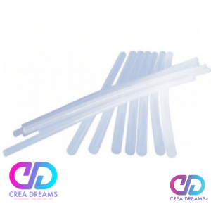 barra de silicona transparente  10 unidades adix