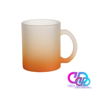 Tazón empavonado Sublimables11oz Fondo Naranja