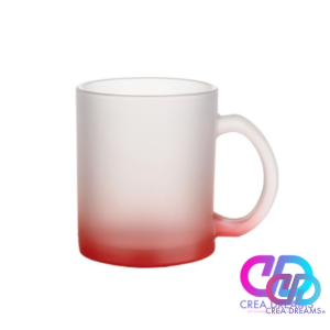 Tazón empavonado Sublimables11oz Fondo Rojo