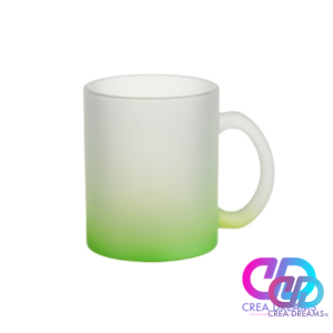 Tazón empavonado Sublimable 11oz Fondo Verde