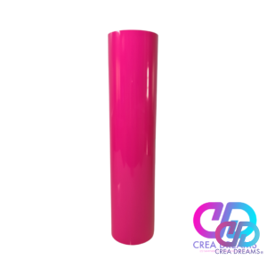 vinilo textil rosado neón 25cm x1mt PU