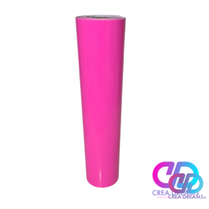 vinilo Termotransferible PU 50cm x 1mt color Rosado