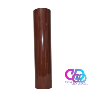 Vinilo Termotransferible PU 50cm x 1mt color cafe