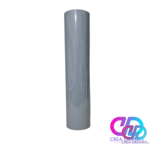 Vinilo Textil 50cm x 1mt termotransferible PU color gris