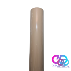 Vinilo Textil 50cm x 1mt termotransferible PU color Camel