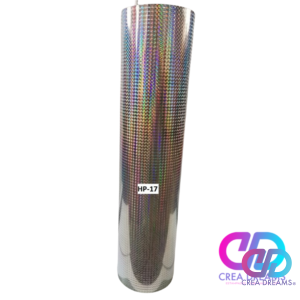 vinilo decorativo holográfico 50cm x 50cm efecto cuadritos