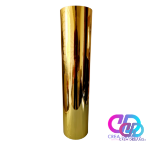 Vinilo Decorativo 50cm x 50cm Dorado espejo