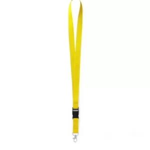 Lanyard con Porta Credencial Amarillo 2cm x 45cm