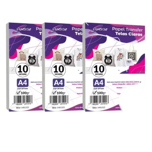 Papel Transfer Telas Claras