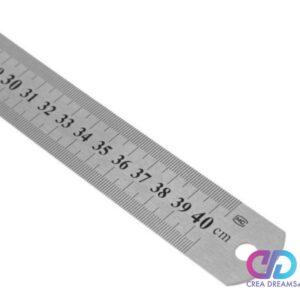 regla metalica 40cm