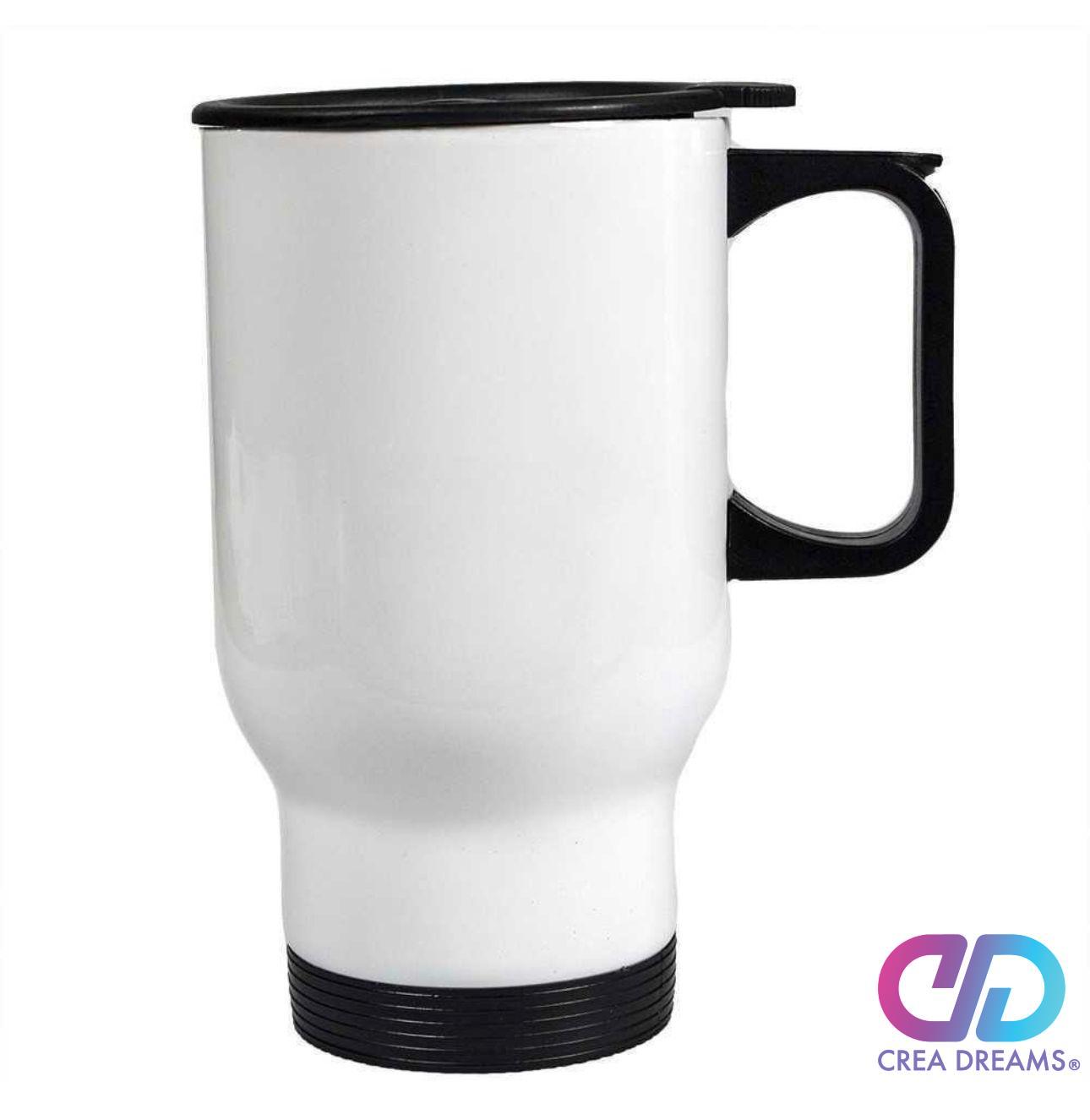 Mug Blanco Con Tapa