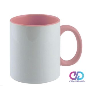taza 11oz interior color rosado