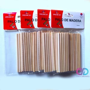 palo de madera 20unidades