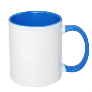 taza 11oz interior color azul