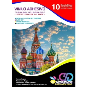 vinilo adhesivo efecto corazon
