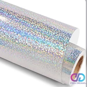 vinilo decorativo holografico efecto puntito