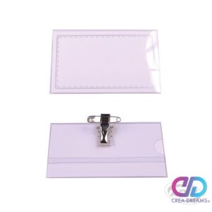 Porta Credencial Con Alfiler