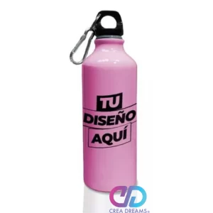 Botella Sublimable 600cc  Color Rosado