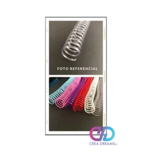 Espirales Mix Colores 16mm 12 Unidades