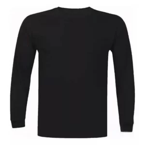 Polera Negra Manga Larga Talla M